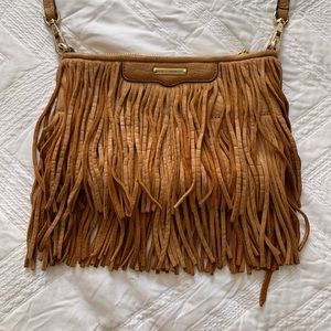 Rebecca Minkoff fringe crossbody bag -leather